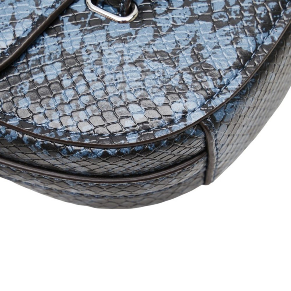 Michael Kors Python Embossed Mk Logo Crossbody Sh… - image 4